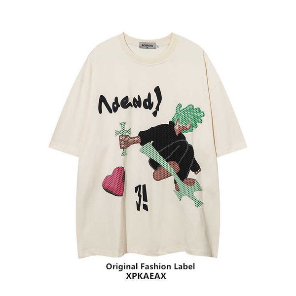 fashion stussys brand american high street oversize 5/4 sleeve couple lazy style large short sleeve t-shirt spaceman qu, White;black
fashion stussys brand american high street oversize 5/4 sleeve couple lazy style large short sleeve t-shirt spaceman qu, White;black