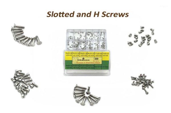slotted screws and h screws stainless steel assorted for watch and watch repairs 12 sizes repair tool kit16715730
slotted screws and h screws stainless steel assorted for watch and watch repairs 12 sizes repair tool kit16715730