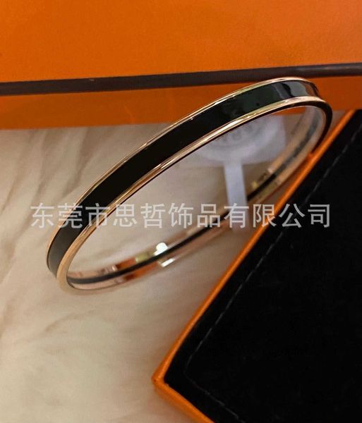 designer hemrres bracelet light enamel luxury narrow edition plain ring closed simple color ornament pygc, Black
designer hemrres bracelet light enamel luxury narrow edition plain ring closed simple color ornament pygc, Black