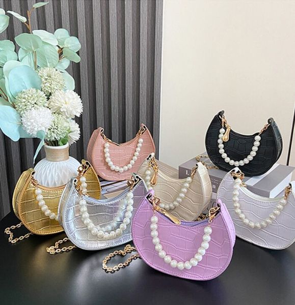 cute girls princess chain handbag mini children pearl shoulder bags coin purse, Black
cute girls princess chain handbag mini children pearl shoulder bags coin purse, Black