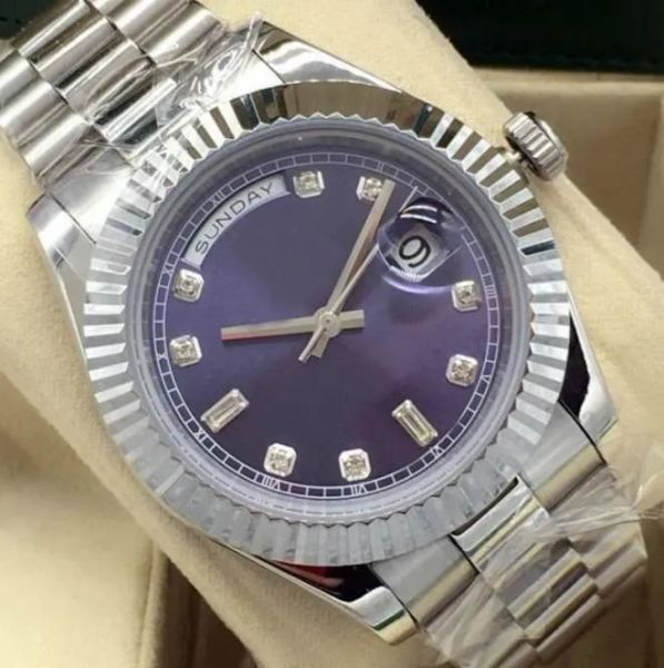 mens 18k white gold daydate 2 watches automatic mechanical movement icedout diamonds watch jubilee sapphire stainless master montre de luxe, Slivery;golden
mens 18k white gold daydate 2 watches automatic mechanical movement icedout diamonds watch jubilee sapphire stainless master montre de luxe, Slivery;golden