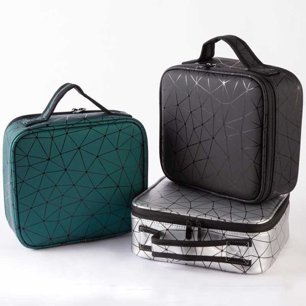 clutch bag portable printed pu square silver rhombic partition cosmetic bag embroidered nail beauty self-use travel small storage box
clutch bag portable printed pu square silver rhombic partition cosmetic bag embroidered nail beauty self-use travel small storage box