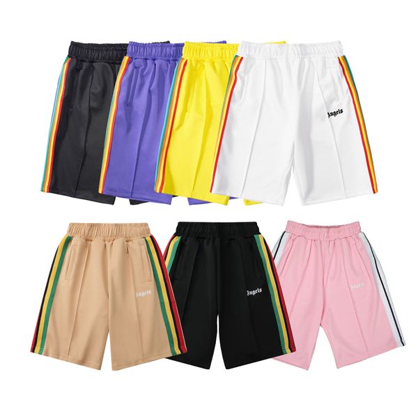 summer palm rainbow exodus track men's shorts angels pantaloncini striped men's loose trendy brand high street casual sports short, White;black
summer palm rainbow exodus track men's shorts angels pantaloncini striped men's loose trendy brand high street casual sports short, White;black