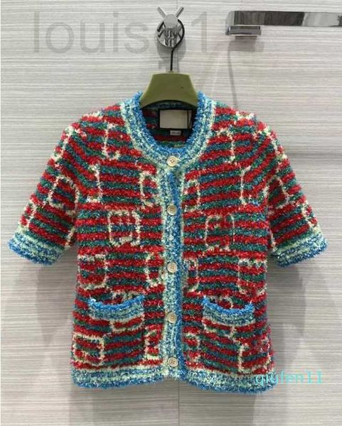 women's sweaters designer milan runway sweater 2022 autumn short sleeve o neck high end jacquard cardigan designer kc4h, White;black
women's sweaters designer milan runway sweater 2022 autumn short sleeve o neck high end jacquard cardigan designer kc4h, White;black