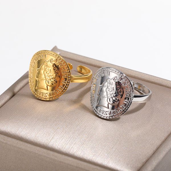 wedding rings minimalism elizabeth queen coin signet rings for women bff jewelry stainless steel wedding ring friend gifts anillos mujer 230, Slivery;golden
wedding rings minimalism elizabeth queen coin signet rings for women bff jewelry stainless steel wedding ring friend gifts anillos mujer 230, Slivery;golden