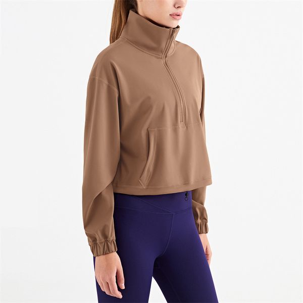 lu fitness jacket clothes women's loose quick-drying sports running jackets long sleeve semi-zipper yoga shirt outfit
lu fitness jacket clothes women's loose quick-drying sports running jackets long sleeve semi-zipper yoga shirt outfit