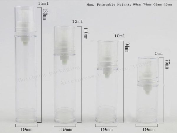 50 x travel 15ml 12ml 10ml 5ml clear airless lotion pump bottle emtpy refillable hand cream bottle with lotion pump container9508271
50 x travel 15ml 12ml 10ml 5ml clear airless lotion pump bottle emtpy refillable hand cream bottle with lotion pump container9508271