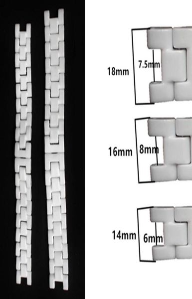 146mm 168mm 1875mm black white ceramic watch band strap bracelet fit men lady watch9162598, Black;brown
146mm 168mm 1875mm black white ceramic watch band strap bracelet fit men lady watch9162598, Black;brown