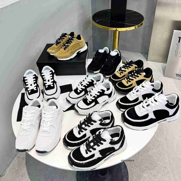designer sneakers vintage suede casual shoes calfskin platform shoe men women sneaker fashion increasing leather mesh trainers, Black
designer sneakers vintage suede casual shoes calfskin platform shoe men women sneaker fashion increasing leather mesh trainers, Black