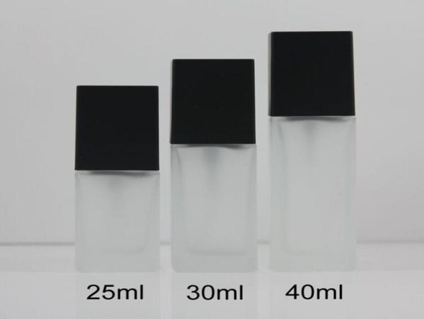 50pcslot 40ml glass frosted serum bottle with black cap square skincare foundation glass bottles refillable bottle4854761
50pcslot 40ml glass frosted serum bottle with black cap square skincare foundation glass bottles refillable bottle4854761