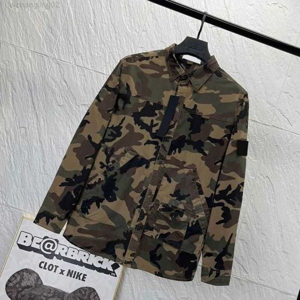 women's outerwear designer badges zipper shirt jacket loose style spring autumn mens oxford breathable portable high street ston island, Black;brown
women's outerwear designer badges zipper shirt jacket loose style spring autumn mens oxford breathable portable high street ston island, Black;brown
