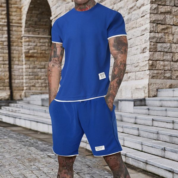 mens tracksuits summer short sleeve t shirt shorts handsome sports style suit chalk stripe 230706, Gray
mens tracksuits summer short sleeve t shirt shorts handsome sports style suit chalk stripe 230706, Gray
