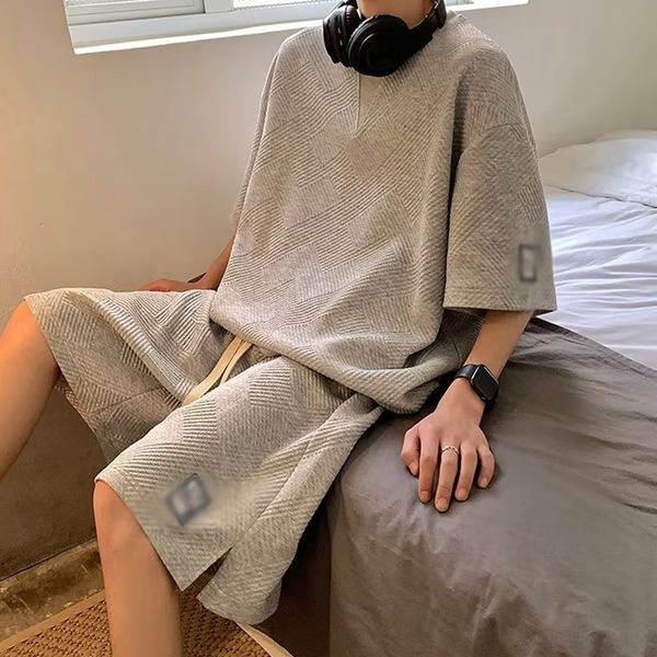 mens tracksuits summer tracksuit waffle fabric breathable casual tshirt and shorts sets fashion half sleeve two piece set for 230706, Gray
mens tracksuits summer tracksuit waffle fabric breathable casual tshirt and shorts sets fashion half sleeve two piece set for 230706, Gray