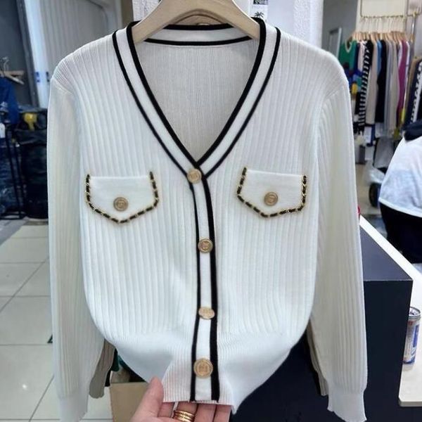 women's sweaters cardigan fashion casual long sleeve knitwear women designer sweaters black white green coat, White;black
women's sweaters cardigan fashion casual long sleeve knitwear women designer sweaters black white green coat, White;black
