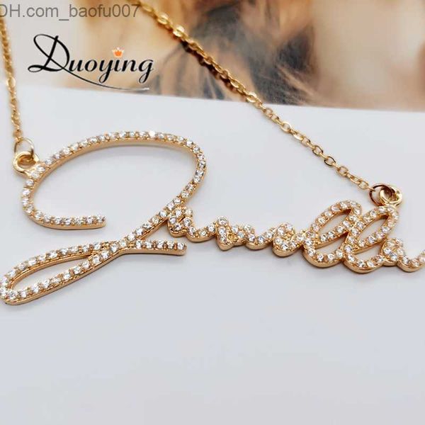pendant necklaces duoying zirconia initial letter necklace women's personalized necklace name crystal pendant necklace mother gift z230, Silver
pendant necklaces duoying zirconia initial letter necklace women's personalized necklace name crystal pendant necklace mother gift z230, Silver