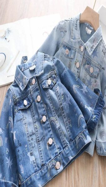 2020 fall new girls rainbow star printed cowboy outwear children unicorn denim jacket kids lapel singlebreasted denim coat a34539276562, Blue;gray
2020 fall new girls rainbow star printed cowboy outwear children unicorn denim jacket kids lapel singlebreasted denim coat a34539276562, Blue;gray