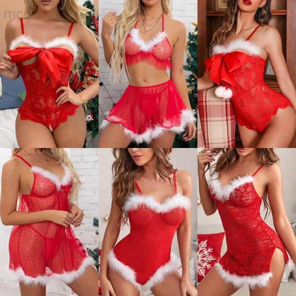 other panties lingerie christmas costumes red lace plush nightie sleepwear for women cosplay underwear erotic babydoll dress gifts hkd230706, Black;white
other panties lingerie christmas costumes red lace plush nightie sleepwear for women cosplay underwear erotic babydoll dress gifts hkd230706, Black;white