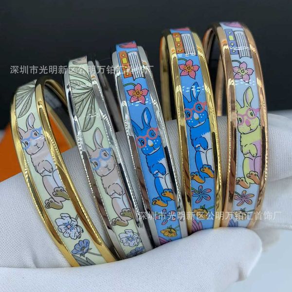 designer hemrres bracelet high version rabbit enamel couple h fashion lifeyear and 0vge, Black
designer hemrres bracelet high version rabbit enamel couple h fashion lifeyear and 0vge, Black