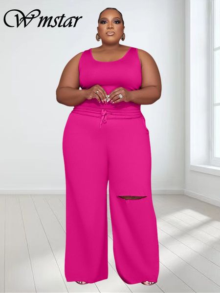 women's plus size pants wmstar two piece set summer solid shirt tank trouser pockets fashion matching tracking clothing direct 230705, Black
women's plus size pants wmstar two piece set summer solid shirt tank trouser pockets fashion matching tracking clothing direct 230705, Black
