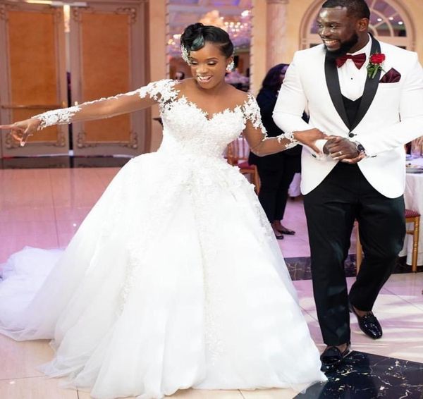vintage africa floral lace ball gown wedding dresses 2021 illusion long sleeve appliques beaded bridal gowns chapel train dress ve4563664, White
vintage africa floral lace ball gown wedding dresses 2021 illusion long sleeve appliques beaded bridal gowns chapel train dress ve4563664, White