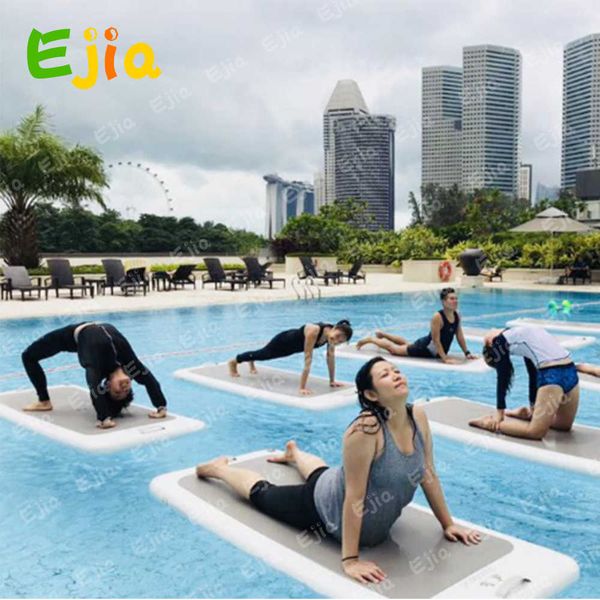 customized inflatable floating aqua sup yoga mat for swimming pool yoga on water
customized inflatable floating aqua sup yoga mat for swimming pool yoga on water