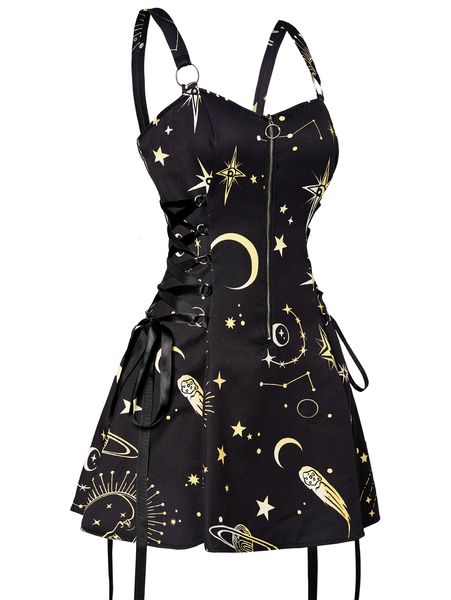 basic casual dresses sun moon print lace up mini dress summer gothic women square neck witchcore vestidos 230705, Black;gray
basic casual dresses sun moon print lace up mini dress summer gothic women square neck witchcore vestidos 230705, Black;gray
