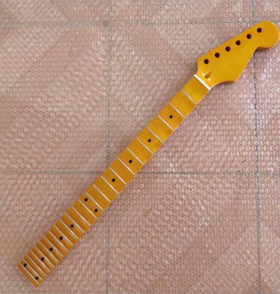 full scalloped guitar neck for st style replacement 24 fret maple yellow gloss6845336
full scalloped guitar neck for st style replacement 24 fret maple yellow gloss6845336