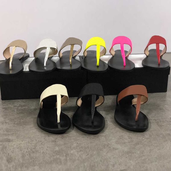 luxury designer slides flip-flops leather thong sandal with double metal black white brown slippers summer beach sandals us11 no6
luxury designer slides flip-flops leather thong sandal with double metal black white brown slippers summer beach sandals us11 no6