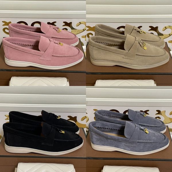 designer loro piana walk charms embellished casual shoes loropiana mens womens suede loafers couple shoe genuine leather flat for men women, Black
designer loro piana walk charms embellished casual shoes loropiana mens womens suede loafers couple shoe genuine leather flat for men women, Black