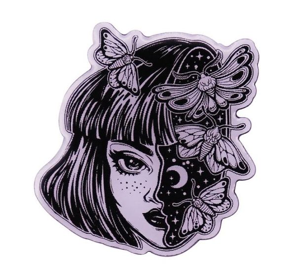 magic girls head as sky full of moth butterflies enamel pin brooch horror anime badge gothic punk jewelry accessory9618190, Blue
magic girls head as sky full of moth butterflies enamel pin brooch horror anime badge gothic punk jewelry accessory9618190, Blue