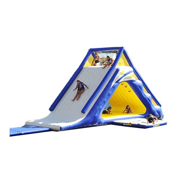 inflatable triangle slide water toy mobile sea rock climbing slide water park equipment
inflatable triangle slide water toy mobile sea rock climbing slide water park equipment