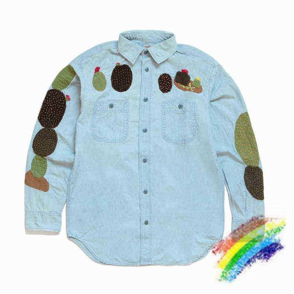 work 2021fw capital shirts men women cactus embroidery vintage long sleeves oversize blouset220721, White;black
work 2021fw capital shirts men women cactus embroidery vintage long sleeves oversize blouset220721, White;black