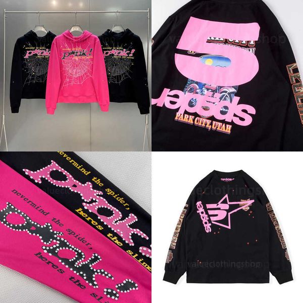 sp5der men's hoodies sweatshirts young thug pink 555555 men women hoodie quality foam print spider web graphic pullovers s-xl, Black
sp5der men's hoodies sweatshirts young thug pink 555555 men women hoodie quality foam print spider web graphic pullovers s-xl, Black
