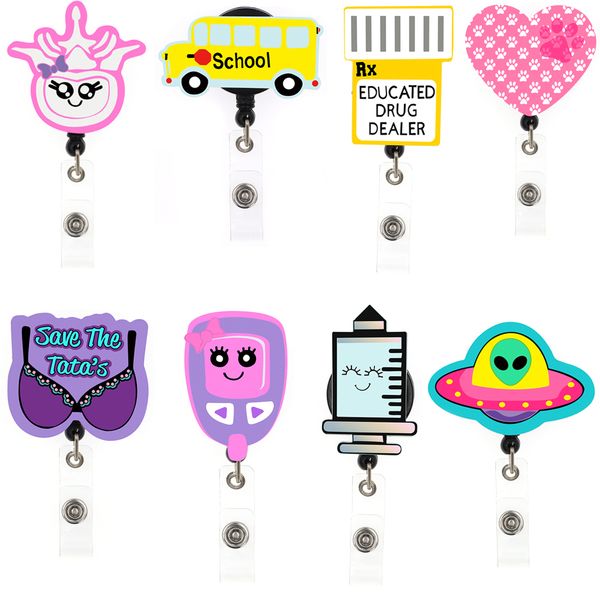10 pcs/lot fashion key rings cartoon badge reel plastic acrylic retractable badge holder with alligator clip for nurse doctor accessories, Slivery;golden
10 pcs/lot fashion key rings cartoon badge reel plastic acrylic retractable badge holder with alligator clip for nurse doctor accessories, Slivery;golden
