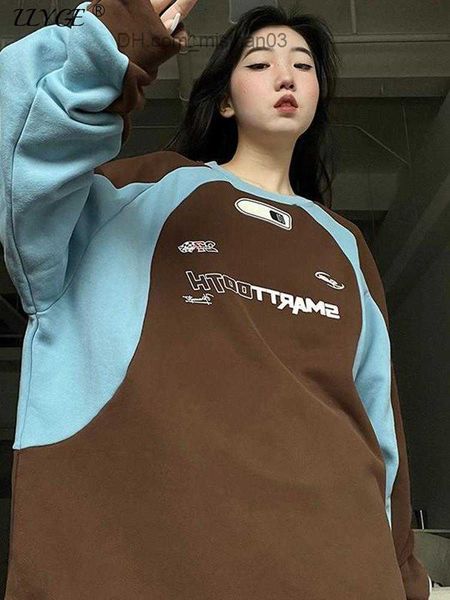women's hoodies sweatshirts y2k women's vintage sweatshirt korean street clothes loose long sleeve patchwork hoodie z230710, Black
women's hoodies sweatshirts y2k women's vintage sweatshirt korean street clothes loose long sleeve patchwork hoodie z230710, Black