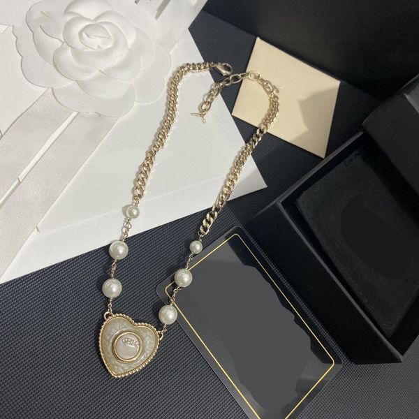 luxury heart pendant necklaces designer pearl gold plated jewelry for women girl valentine's mother's day, Silver
luxury heart pendant necklaces designer pearl gold plated jewelry for women girl valentine's mother's day, Silver
