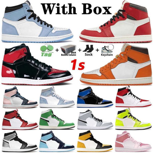 aqkm with box 1 mens basketball shoes 1s starfish lost found bred patent university blue bubble gum yellow toe unc obisidian hyper royal men
aqkm with box 1 mens basketball shoes 1s starfish lost found bred patent university blue bubble gum yellow toe unc obisidian hyper royal men