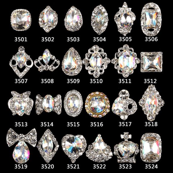 3d nail charms shiny k9 rhinestone nail ornaments luxury nail art decoration metal nail jewellery for women girls salon diy nail art accesso, Silver;gold
3d nail charms shiny k9 rhinestone nail ornaments luxury nail art decoration metal nail jewellery for women girls salon diy nail art accesso, Silver;gold