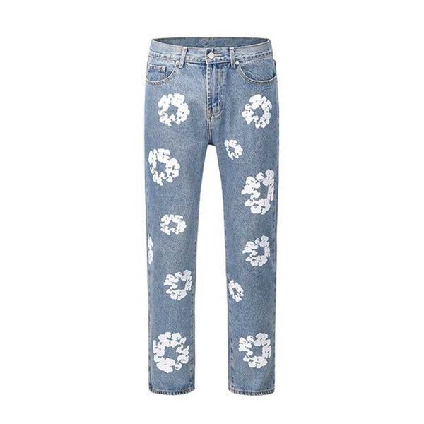 flower full print jeans pants oversized streetwear straight casual men and women denim trousers 9qcw, Black
flower full print jeans pants oversized streetwear straight casual men and women denim trousers 9qcw, Black