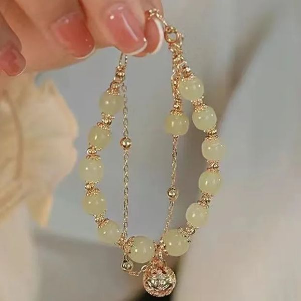 hetian jade lady tulip bracelet, small design, high-grade temperament, forest series, pure handmade goddess bracelet, Silver
hetian jade lady tulip bracelet, small design, high-grade temperament, forest series, pure handmade goddess bracelet, Silver