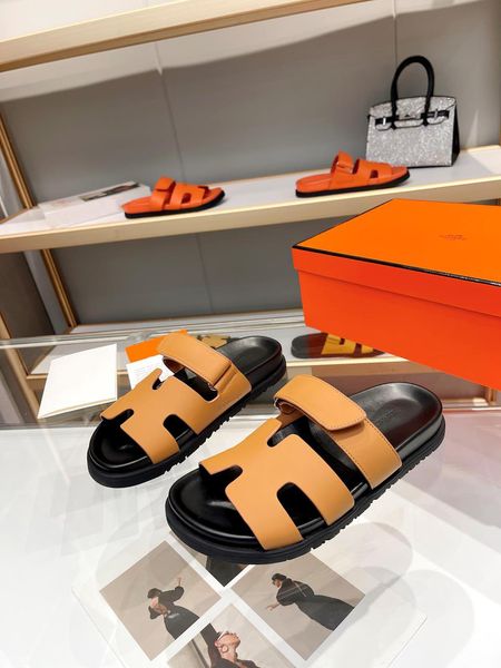 h designer chypre slippers women leather sandals men ladies flip flops summer beach flat slippers, Black
h designer chypre slippers women leather sandals men ladies flip flops summer beach flat slippers, Black
