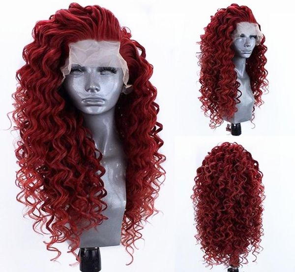 wine red kinky curly synthetic lace front wig heat resistant fiber hair natural hairline parting for women wigs with baby hai5989784, Black
wine red kinky curly synthetic lace front wig heat resistant fiber hair natural hairline parting for women wigs with baby hai5989784, Black