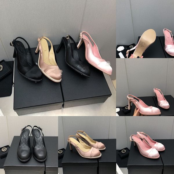 designer c sandals high heels 8.5cm summer romantic satin silk diamond real leather sandali shoes for women slingback pumps luxury footwear, Black
designer c sandals high heels 8.5cm summer romantic satin silk diamond real leather sandali shoes for women slingback pumps luxury footwear, Black