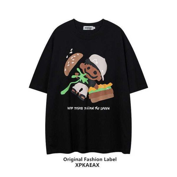 stussys original fashion brand american cartoon print oversize couple t-shirt versatile casual short sleeve fashion, White;black
stussys original fashion brand american cartoon print oversize couple t-shirt versatile casual short sleeve fashion, White;black