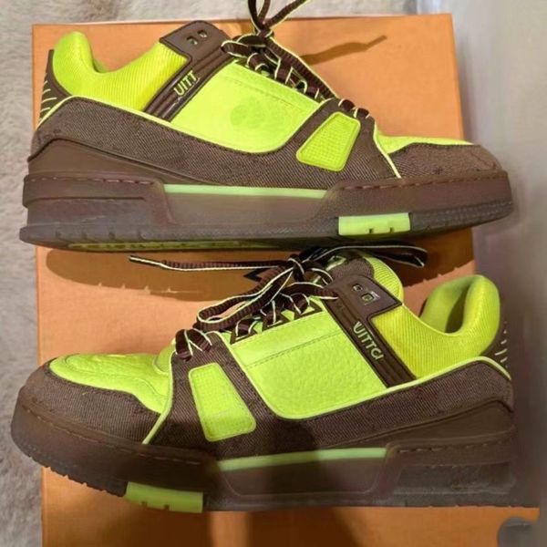 designer trainers shoes luxury brands of the highest quality calfskin low-fashion board shoes men's shoes yellow series size 6-12, Black
designer trainers shoes luxury brands of the highest quality calfskin low-fashion board shoes men's shoes yellow series size 6-12, Black