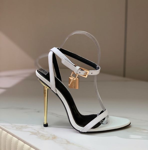 women's .5cm high heels metal lock one-word strap sandals leather hardware jewelry women's shoes spring/summer boutique strap bo, Black
women's .5cm high heels metal lock one-word strap sandals leather hardware jewelry women's shoes spring/summer boutique strap bo, Black