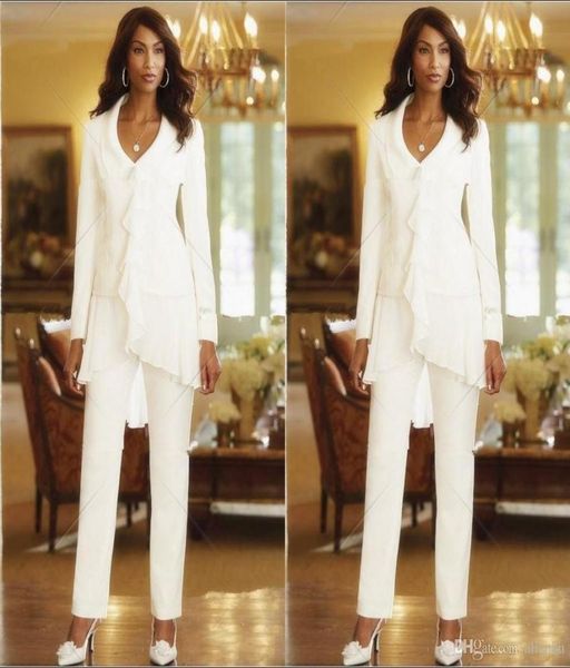 2020 sheath elegant three pieces mothers pant suits custom made ruffles chiffon mother of the bride gowns long sleeves3116734, Black;red
2020 sheath elegant three pieces mothers pant suits custom made ruffles chiffon mother of the bride gowns long sleeves3116734, Black;red