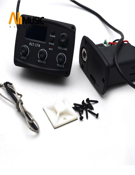 klt17a acoustic guitar eq preamp 7048mm with digital procedding tuner 3 band eq equalizer with tuner guitar pickup7574199
klt17a acoustic guitar eq preamp 7048mm with digital procedding tuner 3 band eq equalizer with tuner guitar pickup7574199