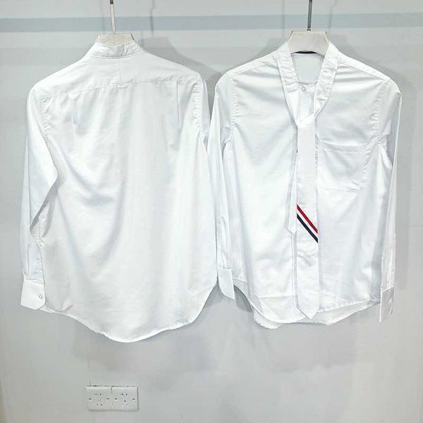 2023 women shirts fashion with tie design striped thom tb shirts formal preppy style long sleeve men shirts, White;black
2023 women shirts fashion with tie design striped thom tb shirts formal preppy style long sleeve men shirts, White;black