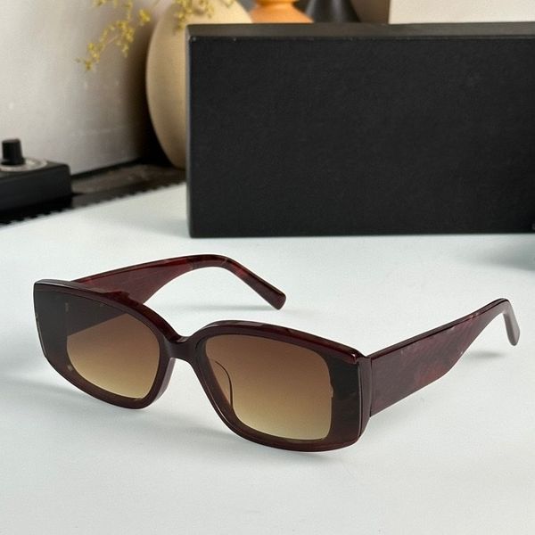 2023 women men sunglasses burgundy width plank full frame brown gradient color rectangle glasses available with box, White;black
2023 women men sunglasses burgundy width plank full frame brown gradient color rectangle glasses available with box, White;black